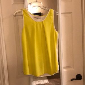 Bright Yellow sleeveless top